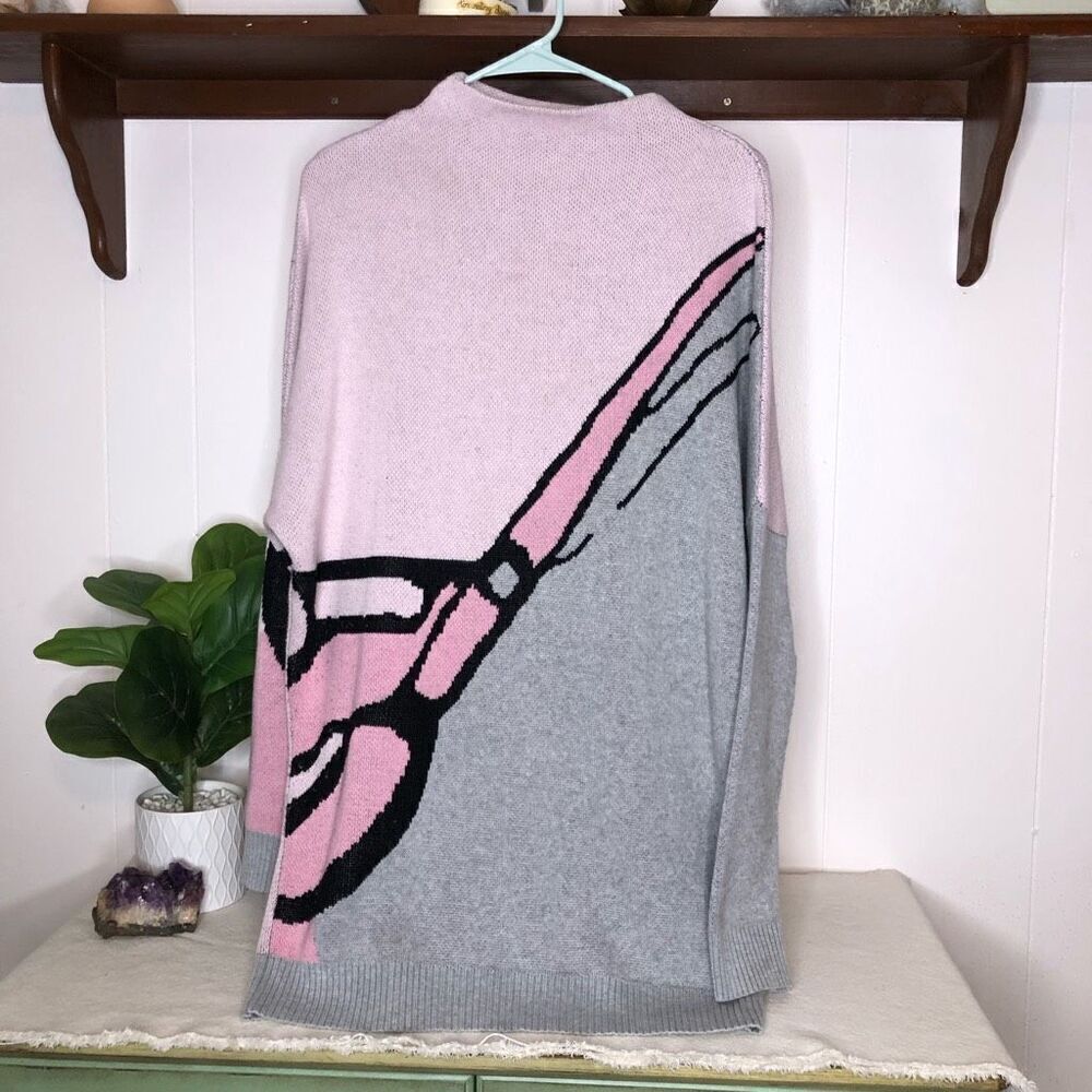 Alice McCall Womens Heart of Glass Mock Neck Jumper Sweater Multicolor Size 6